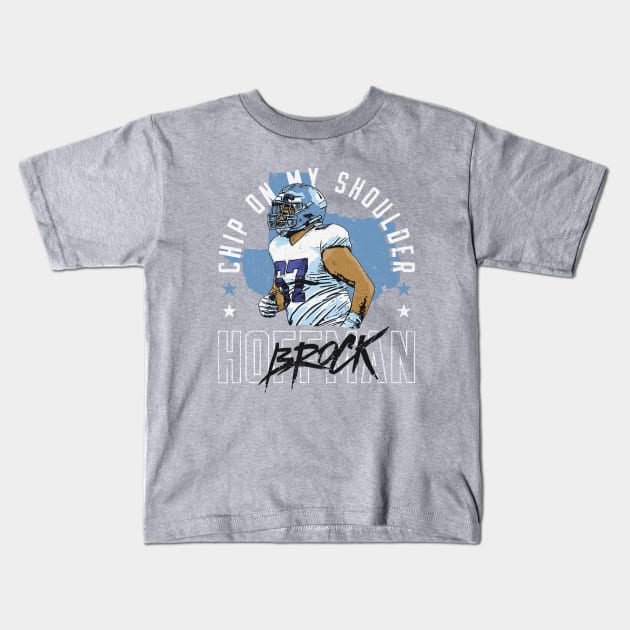 Brock Hoffman Dallas Chip On My Shoulder Kids T-Shirt by danlintonpro